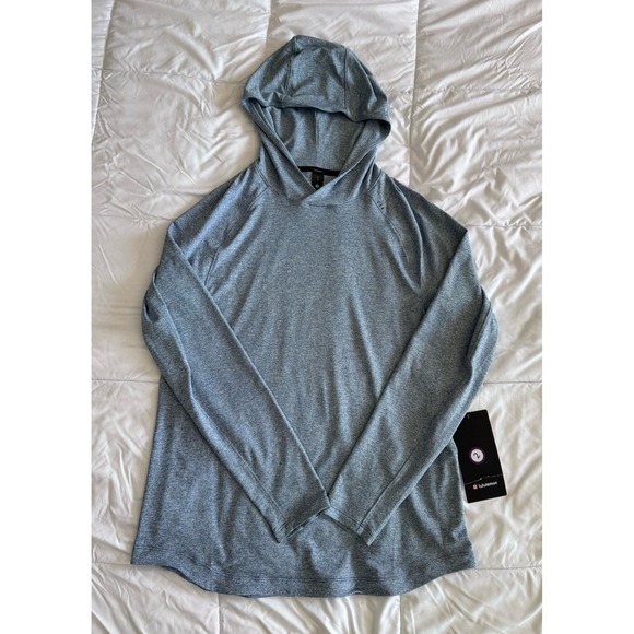 lululemon athletica Other - New LULULEMON HWDN Heathered Washed Denim License To Train Hoodie Size Small